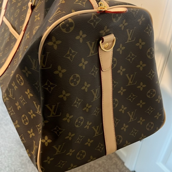 NWOT Brown Monogram Duffel Bag - Picture 4 of 9